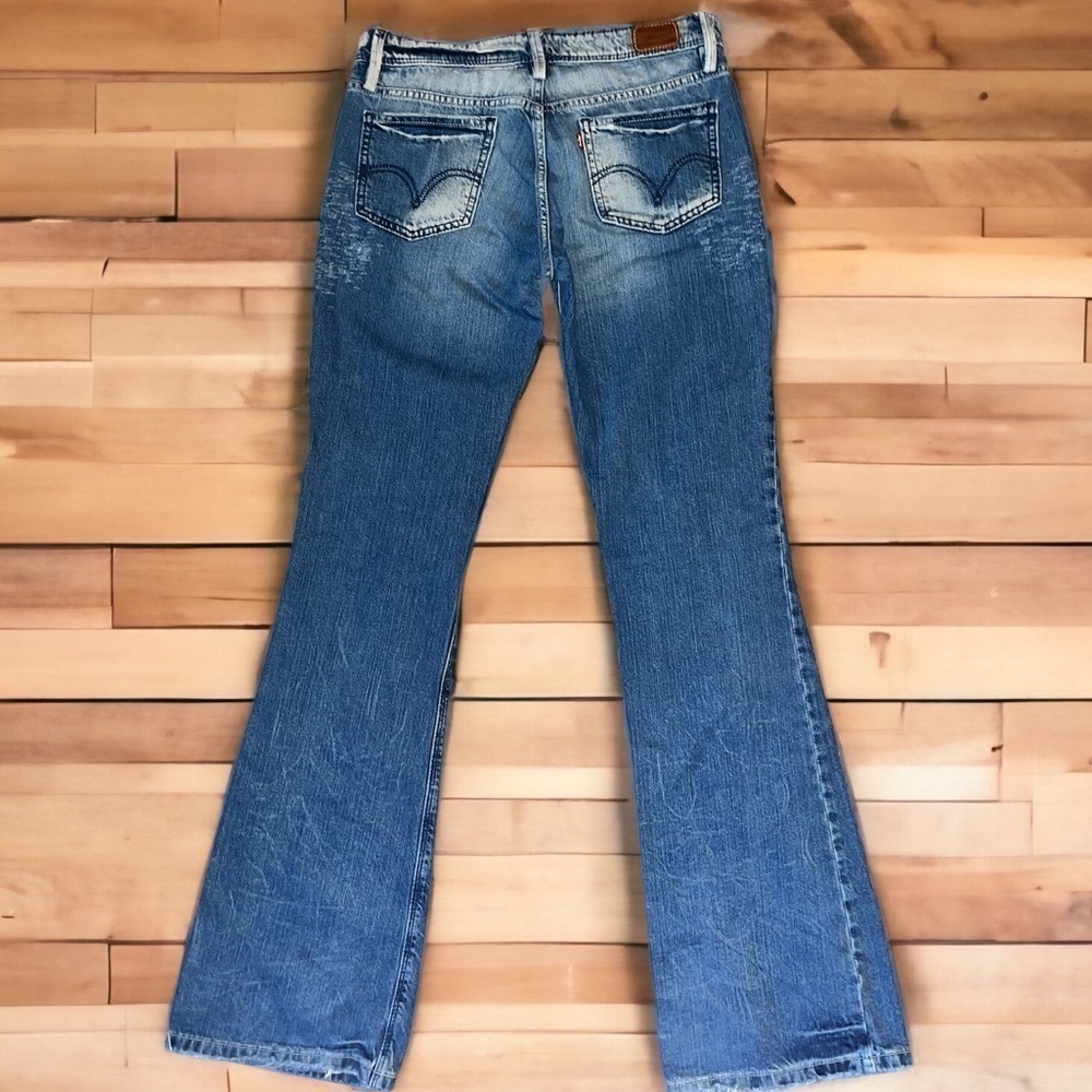 Women Leviβs Red tag Bootcut Jeans -mid rise - like new ! SZ 7L -30x32ππβ - Picture 11 of 15